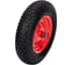 Колесо надувное 4.00-8", посадка 12x100 мм для тачки WB6418-1 ECO WB-P207 4