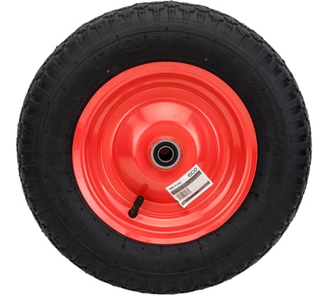 Колесо надувное 4.00-8", посадка 16x60 мм для тачки WB6820-2HD ECO WB-P206