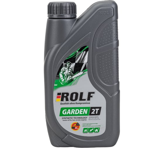Масло моторное полусинтетическое GARDEN 2Т 1 л Rolf 322665