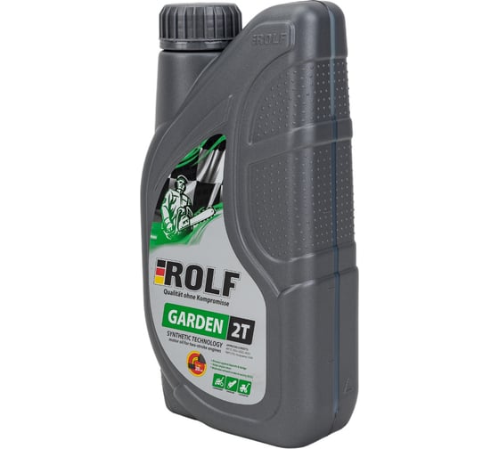 Масло моторное полусинтетическое GARDEN 2Т 1 л Rolf 322665