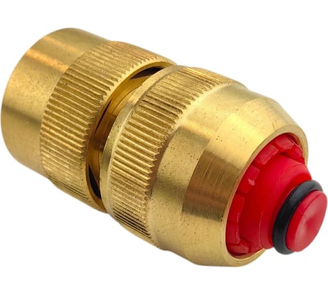 Коннектор с аквастопом AR15 1/2, латунь, HG 1648062