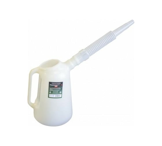 Емкость мерная пластиковая для заливки масла 5 л Rockforce RF-26588