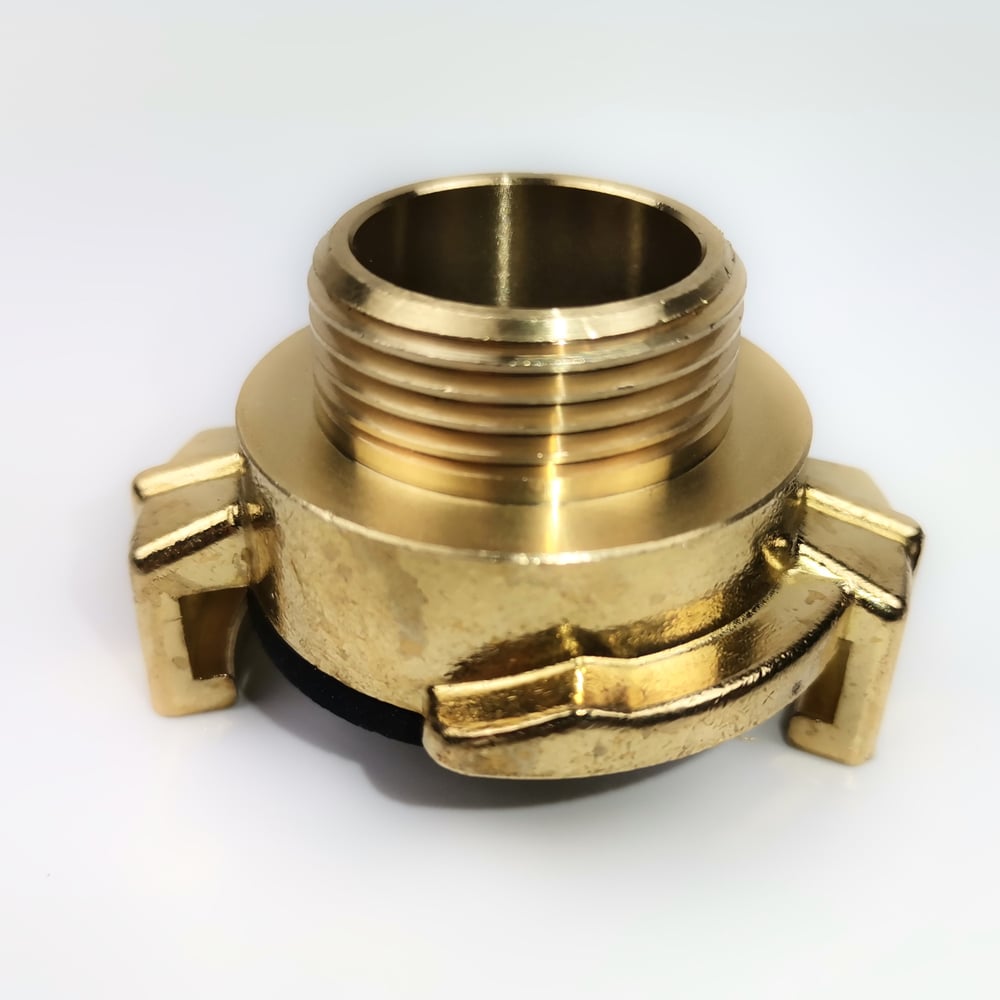 Штуцер латунный НР 3/4" для быстрого соединения напорных рукавов ...