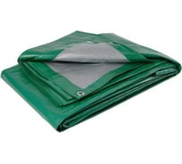 Тент универсальный полиэтиленовый 120 гр/кв.м, 4x8 м, светло-зеленый Ресурс 23259