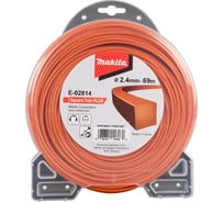 Леска триммерная квадратная 2.4 мм, 69 м Makita E-02814