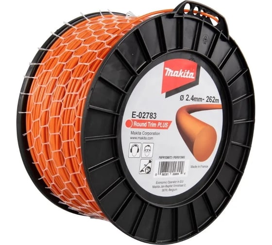 Леска триммерная круглая 2.4 мм, 262 м Makita E-02783 1