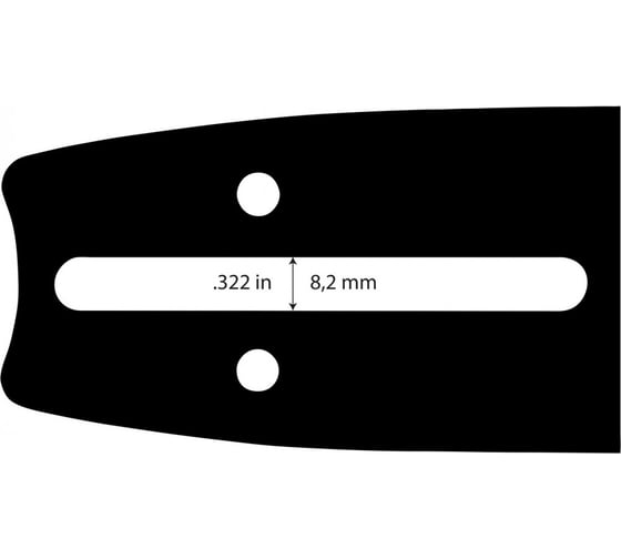 Шина для бензопилы (16" (40.6 см); шаг 0.325; ширина паза 1.3 мм; 66 звеньев) S.E.B. ES-160SLGK041