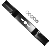 Нож для колесной газонокосилки 510х57х4 мм, посадка 25.4 мм + 5 переходных колец S.E.B. 201HO-510