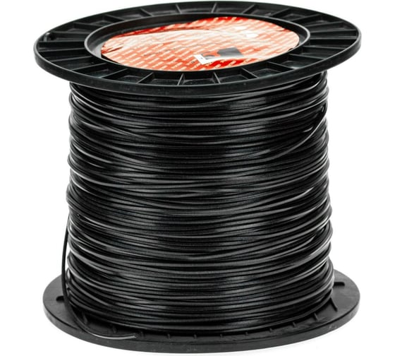 Леска темно-серая для триммера Titanium Power Line 2 мм, бухта 290 м, четырехгранник S.E.B. 204KL-KW20