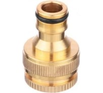 Штуцер SM-HQC0303 с переходником (1/2"-3/4"; внутренняя резьба; латунный; ST) SanTrade 0144
