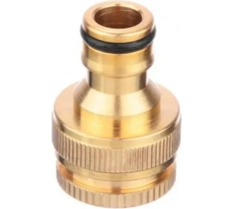 Штуцер SM-HQC0303 с переходником (1/2"-3/4"; внутренняя резьба; латунный; ST) SanTrade 0144