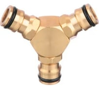 Муфта тройник-коннектор SM-HQC0603 латунная ST SM-HQC0603 SanTrade 0137