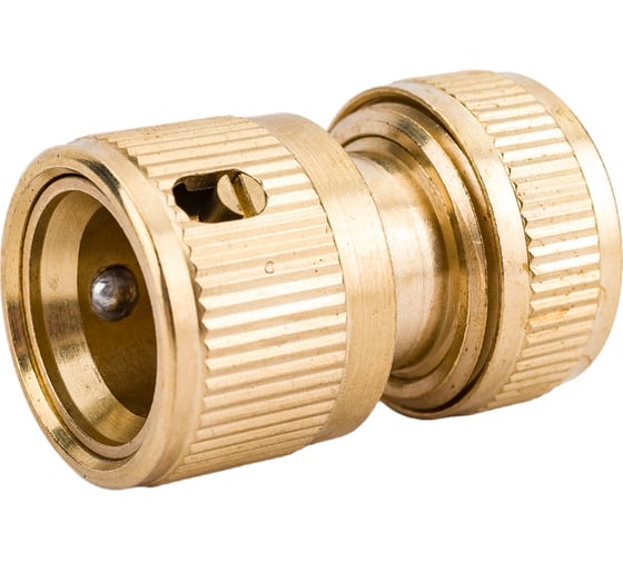 Коннектор SM-HQC0404 1/2" с аквастопом латунный ST SanTrade 0142