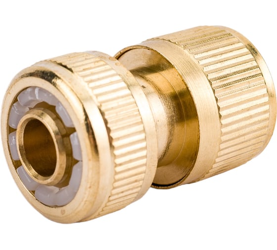 Коннектор SM-HQC0404 1/2" с аквастопом латунный ST SanTrade 0142