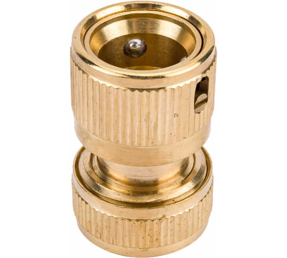 Коннектор SM-HQC0404 1/2" с аквастопом латунный ST SanTrade 0142