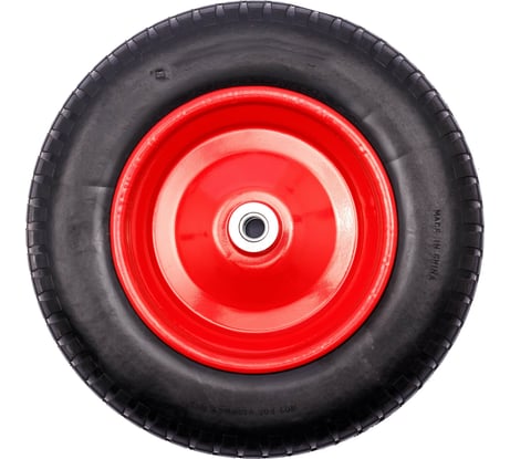 Колесо полиуретановое без камеры 13x3.00-8, 20/90 мм для тачки ENIFIELD 13X3.00-8 W 20/90мм