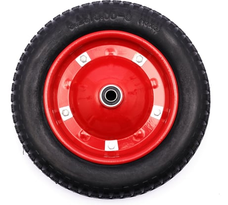 Колесо полиуретановое без камеры 13x3.00-8, 20/90 мм для тачки ENIFIELD 13X3.00-8 20/90мм