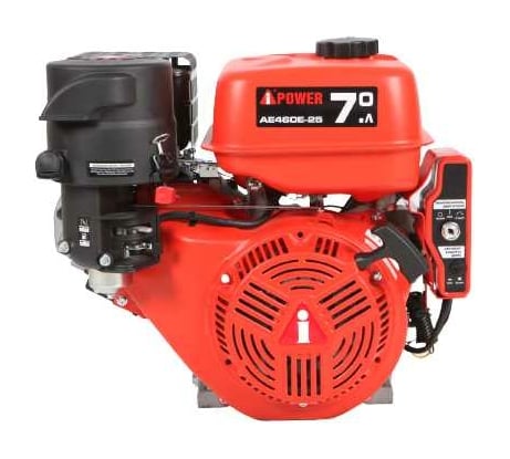 Двигатель бензиновый с электростартером AE460E-25 вал 25 мм, 16 л/с A-iPower 10006-01618-00