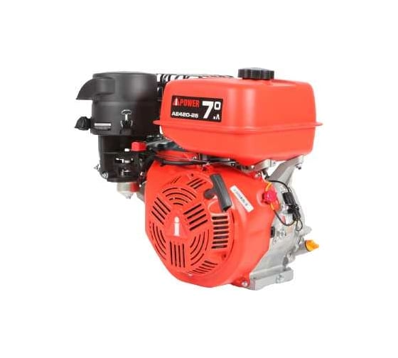 Двигатель бензиновый AE420-25 вал 25 мм, 14 л/с A-iPower 10006-01615-00
