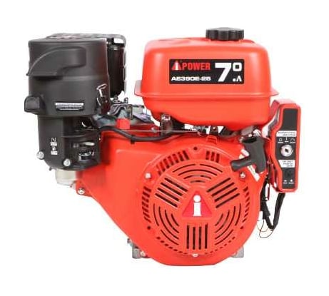 Двигатель бензиновый с электростартером AE390E-25 вал 25 мм, 13 л/с A-iPower 10006-01592-00