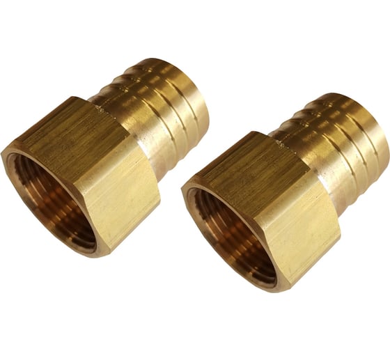 Штуцер для шлангов 3/4" ВР х 25 мм, 2 шт HG 1648925 1