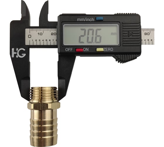 Штуцер для шлангов 1/2" НР х 20 мм, 2 шт HG 1649045