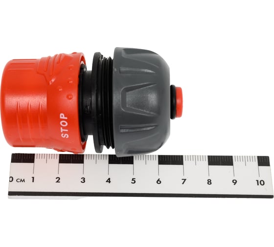 Соединитель пластмассовый 3/4" c автостопом и запирающим механизмом Grinda 8-426332