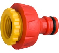 Адаптер внешний пластмассовый с TPR 1/2"-3/4" Premium Grinda 8-426405