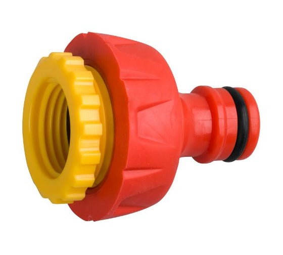 Адаптер внешний пластмассовый с TPR 1/2"-3/4" Premium Grinda 8-426405