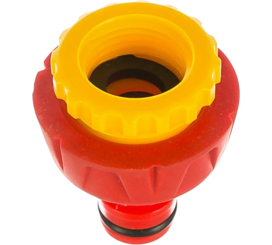 Адаптер внешний пластмассовый с TPR 1/2"-3/4" Premium Grinda 8-426405