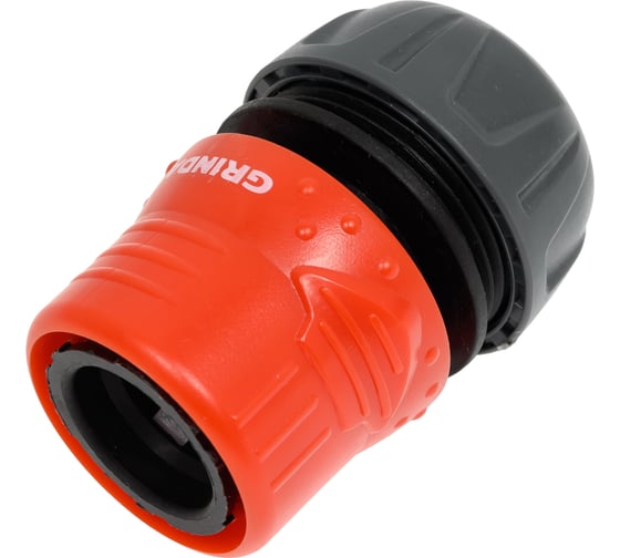 Соединитель пластмассовый с запирающим механизмом 3/4" Grinda 8-426328
