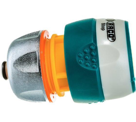 Соединитель Profi-Plus, шланг-насадка пластиковый с автостопом, 1/2" Raco 4247-55094B