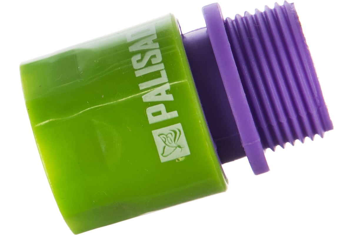 Соединитель пластмассовый быстросъемный с внешней резьбой 3/4" PALISAD ...