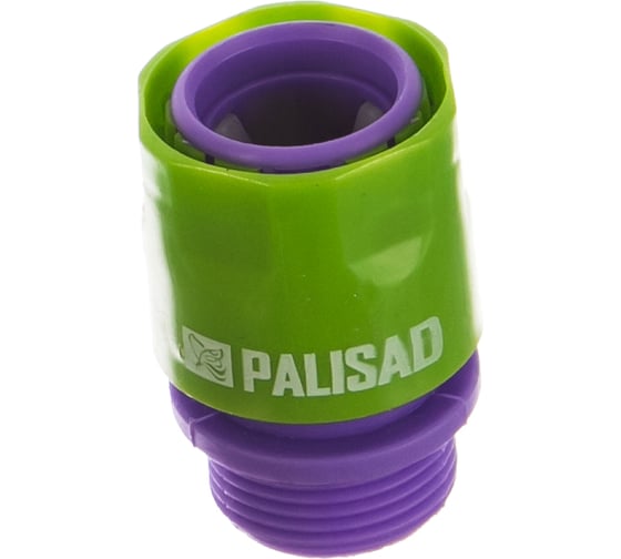 Соединитель пластмассовый быстросъемный с внешней резьбой 3/4" PALISAD 66175