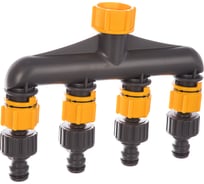 Разветвитель 4-х канальный пластиковый PALISAD LUXE 66428