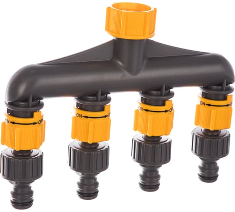 Разветвитель 4-х канальный пластиковый PALISAD LUXE 66428