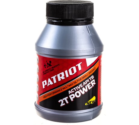 Масло Power Active 2T (100 мл) для двухтактных двигателей PATRIOT