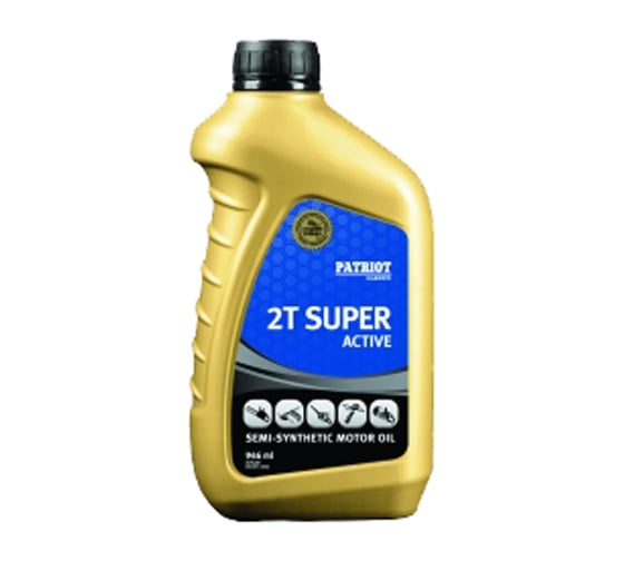 Масло Super Active 2T (946 мл) для 2-х тактных двигателей PATRIOT 1