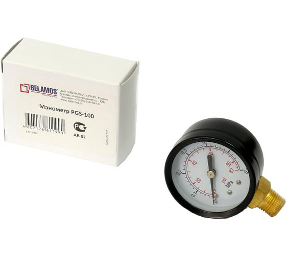 Манометр PGS100 БЕЛАМОС 1