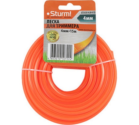 Леска для триммера Sturm GT3535-4.0-4-15