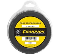 Корд триммерный NYLSAW черный (3.0 мм; 37 м) CHAMPION C5047