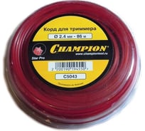 Корд триммерный Star Pro (2.4 мм; 86 м; звезда) CHAMPION C5043