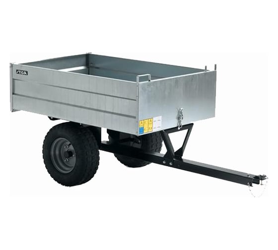 Тележка Pro Cart (240 л; 200 кг) для райдеров Villa, Park, Estate STIGA 13-3906-11