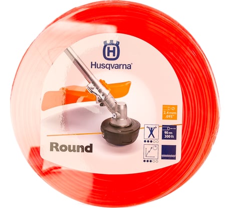 Корд триммерный круглый (2.4 мм; 90 м) Husqvarna 5784375-01