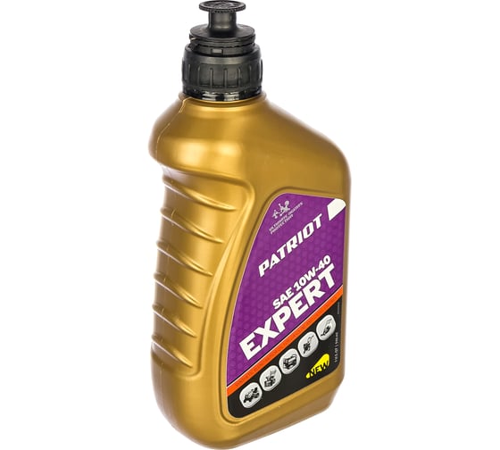 Масло всесезонное EXPERT HIGH - TECH SAE 10W40 (0.946 л) для 4-х тактных двигателей PATRIOT 850030649