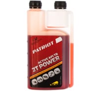Масло минеральное POWER ACTIVE 2T дозаторное (0.946 л) для 2-х тактных двигателей PATRIOT 850030568