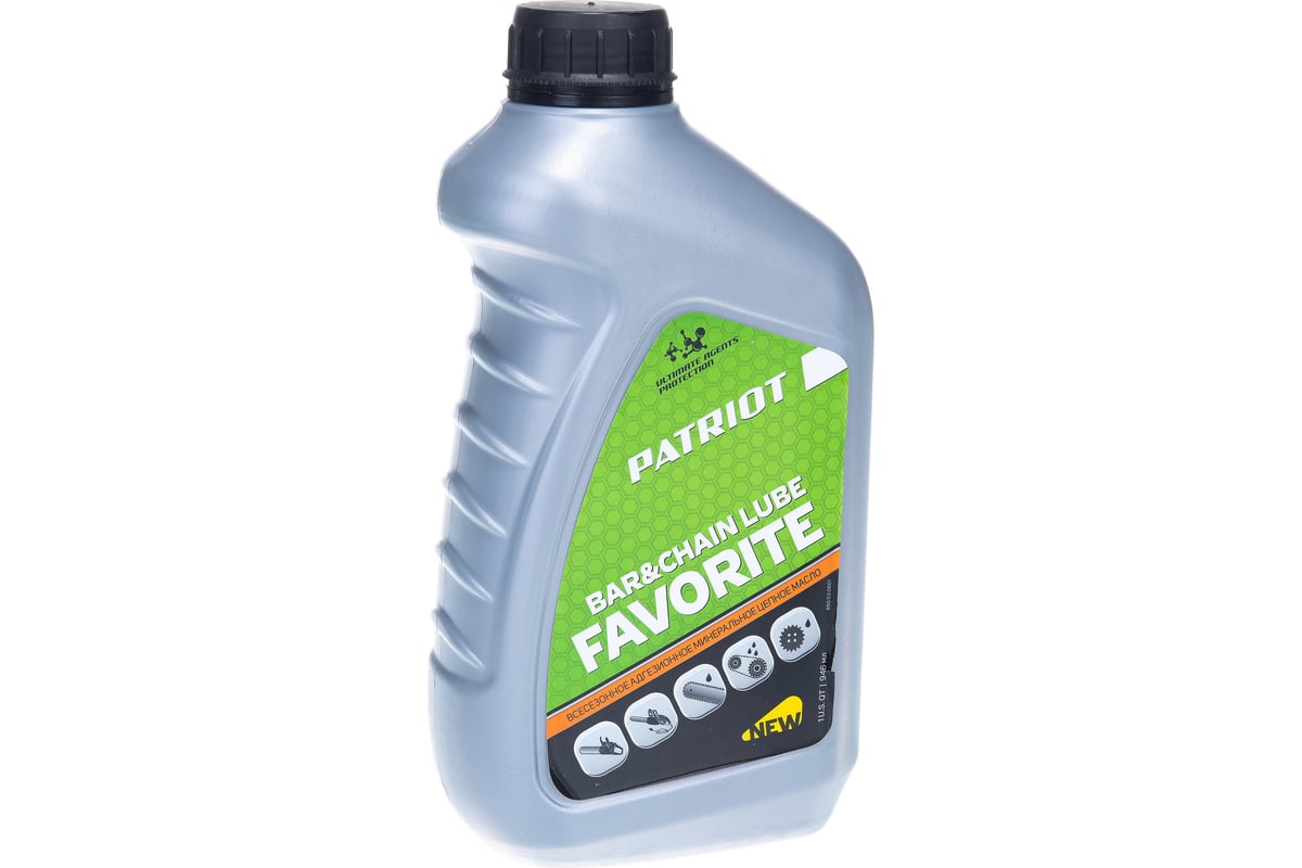 Масло цепное FAVORITE BAR&CHAIN LUBE (0.946 л) PATRIOT 850030601