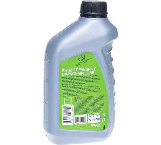 Масло цепное FAVORITE BAR&CHAIN LUBE (0.946 л) PATRIOT 850030601