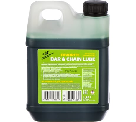 Масло цепное FAVORITE BAR&CHAIN LUBE (1,89 л) PATRIOT 850030580