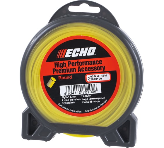 Корд триммерный Round Line (2.0 мм; 15 м; круглый) ECHO C2070100